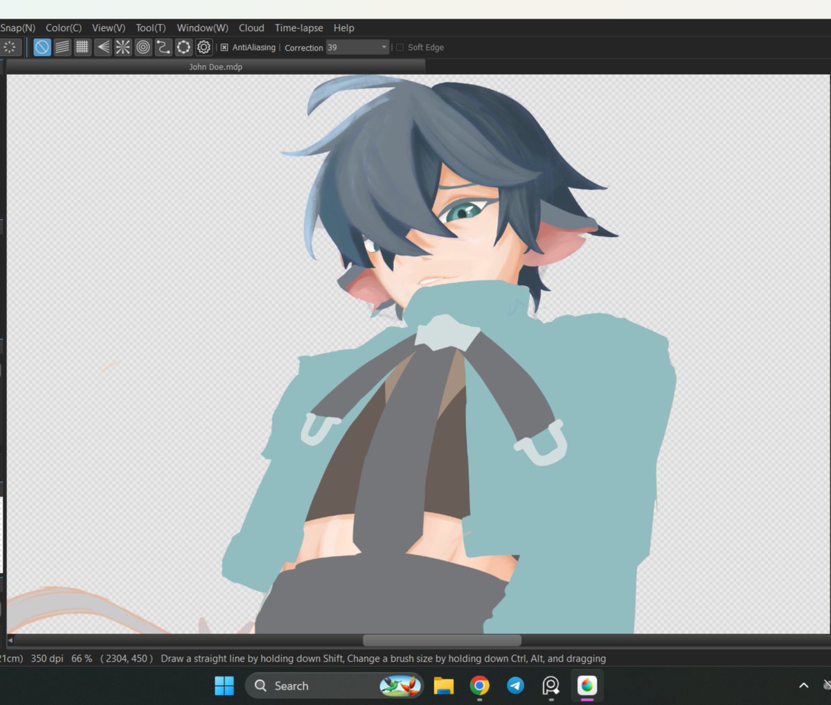 AstaDeviljho's tweet photo. wdyt about this twink John Doe? 
#wip #zzzeroㅤ https://t.co/77bEkq8wd1