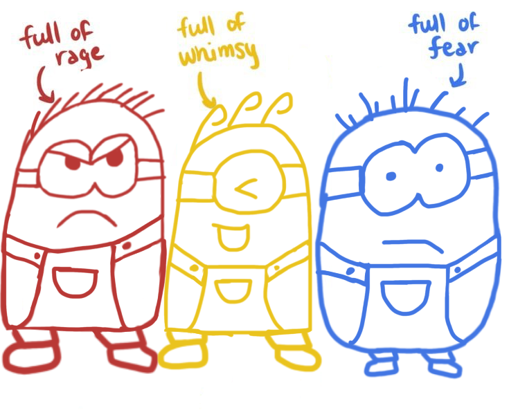 Fer_125r9's tweet photo. Hice algo (al final los deje sin brazos odio dibujarselos) #jamred #MinionsandMonsters https://t.co/OKS9XjNnHO