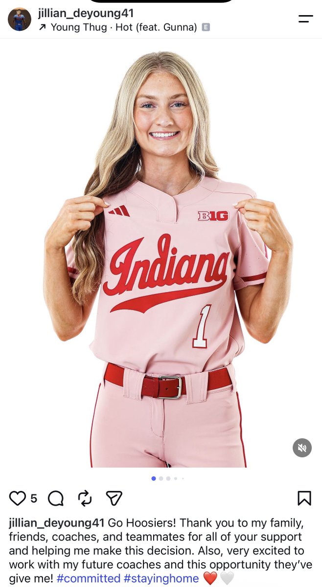 Brian_Haenchen's tweet photo. 2028 @HCHSWildcats pitcher Jillian DeYoung (@Jillian_D41) hath committed to #iusb. A two-time state finalist, she was 21-4 with a 1.25 ERA and 264 strikeouts for the 3A state champions last spring. Also batted .349 with three homers and 33 RBIs. https://t.co/BaB19PtOXO