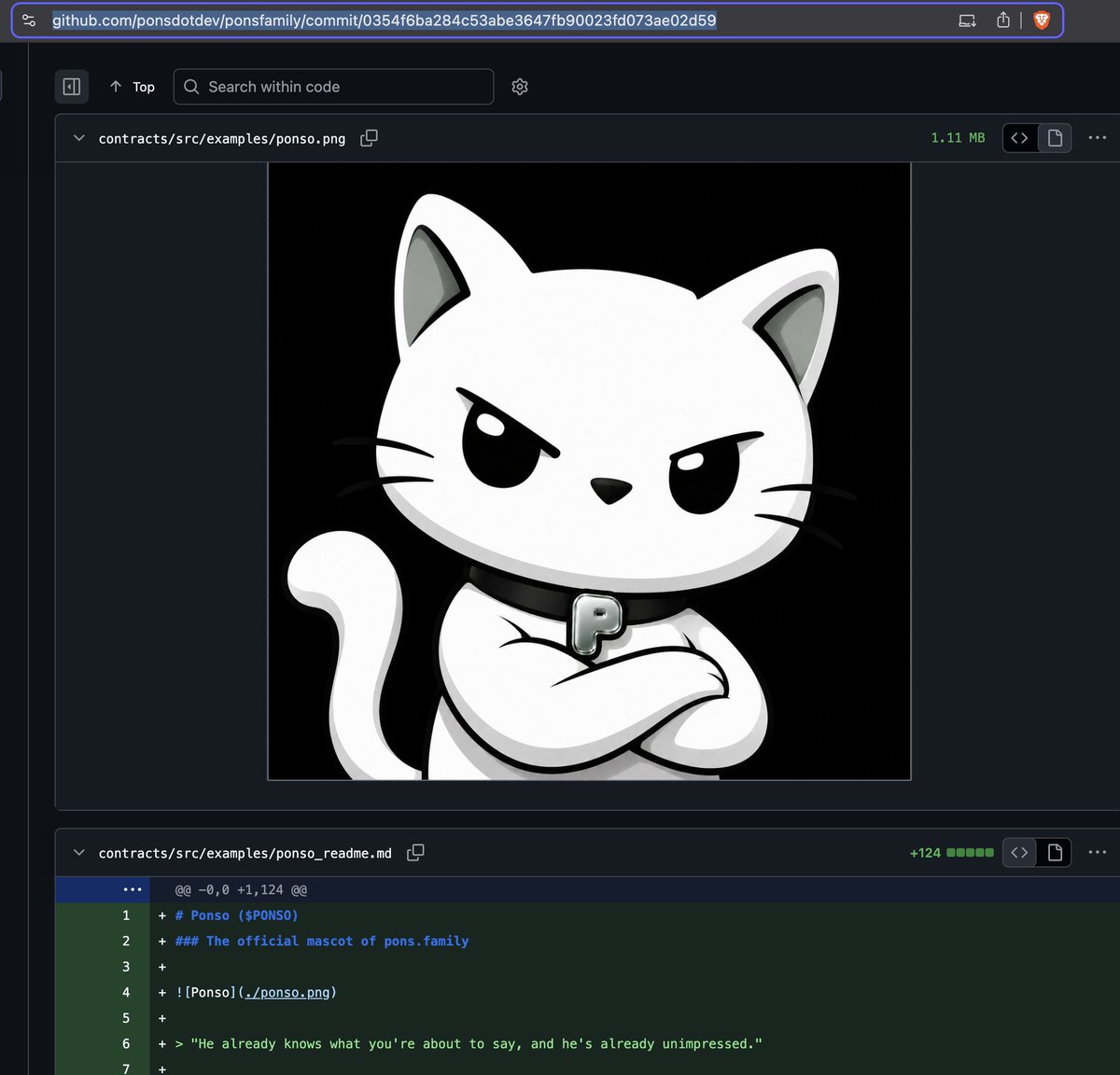 CryptoLuche_'s tweet photo. $ponso at this price is a joke. 

The github clearly mention it as the official mascot.  
Unofficial contract but stil the official mascot. 

→ only one CA on the market so ultimate OG
→ no PvP
→ CTO'd
→ Dexscreener updated
→ X account active @PonsoOnRH
→ Old dev totally out

0xFF636A2F30a8bA4FA7b6B2adD5313486a8D463b3

github:
https://t.co/OqDqhYgZbF