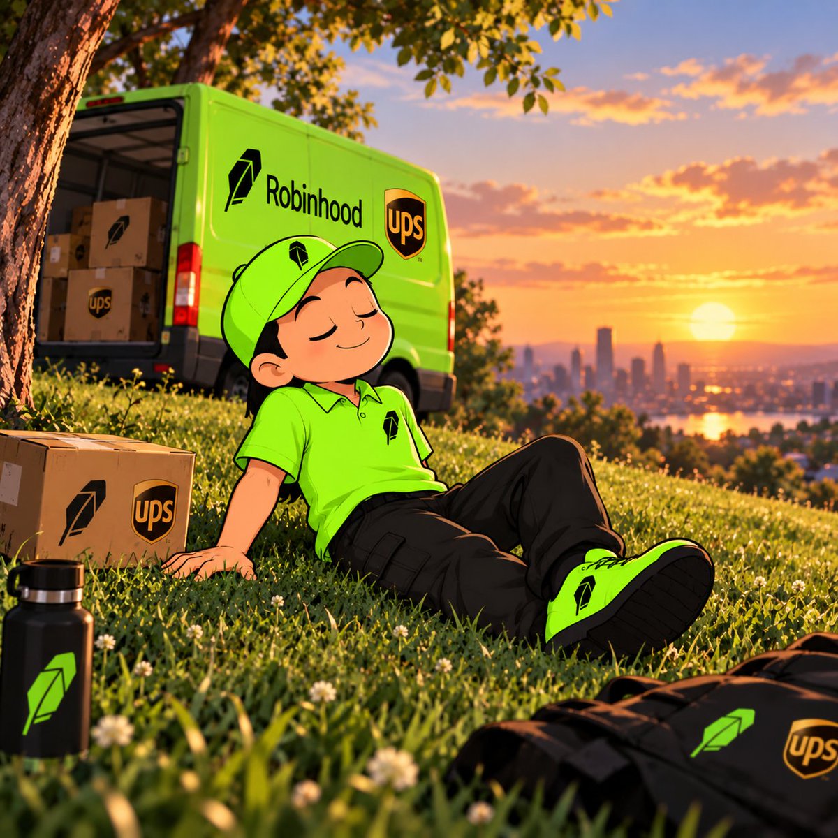 DeliveryGuyRHoo's tweet photo. In-between a $Deliver, I like to touch grass sometimes. https://t.co/LjJs6a8lxZ