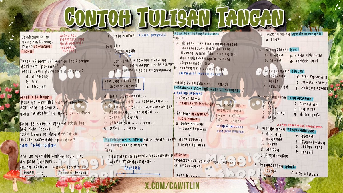 sparklieblush's tweet photo. JOKI JASA TULIS CATHERINE STUDIO OPEN 

📌 buku kecil: 4k/hal
📌 buku besar/bigboss/binder B5: 6k/hal
📌 folio bergaris/HVS (polos): start 8k/hal (tergantung banyaknya tulisan per halaman)

proof: https://t.co/CViDLGcAOL
WA: https://t.co/XPObBQeN33
4. TAG: #jokitugas #zonauang qj https://t.co/3M3L6qnZiK