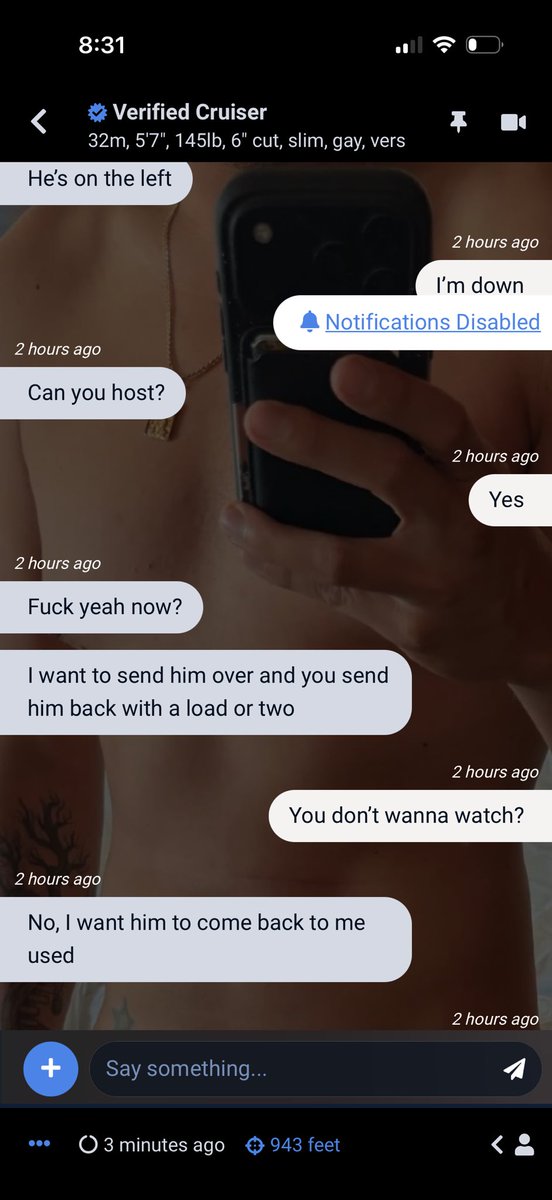 buachail33's tweet photo. This #cuck from @sniffiesapp sent his husband over to take some real dick. Used him for well over an hour and had another #hung top swing by to join in😈
#bareback #hung #gaycuck #bwc #threesome https://t.co/13gIh29H4Y