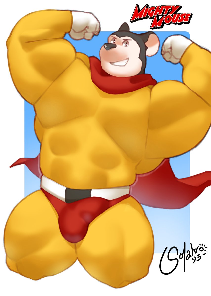 Kayashima_Soru's tweet photo. Mighty Mouse!! Here I come to save the day!! 🐭🦸‍♂️✨

Not sure if anyone remember him from childhood 🥺 https://t.co/5LDQL77dsd