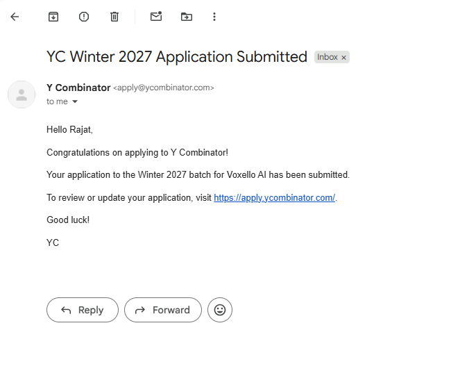 rajatfounder's tweet photo. well… I actually applied to @ycombinator 

15 years old.
building Voxello AI.
figuring it out as I go.
let’s see what happens. https://t.co/0KxRiISKbp