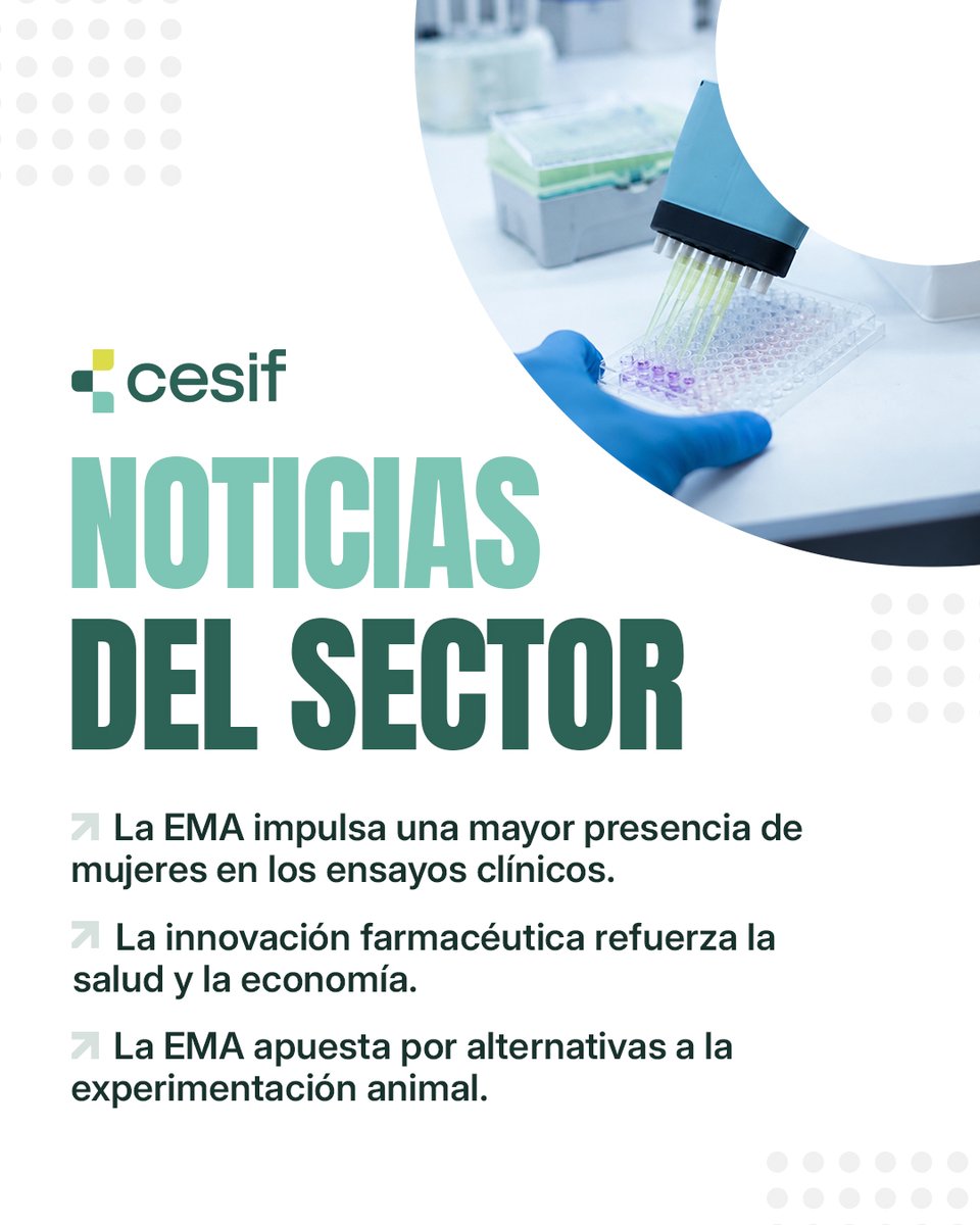 cesif_ES's tweet photo. #NoticiasDelSector

💊 Nueva Ley del Medicamento (https://t.co/5I2uT77HT8)
💻 La digitalización impulsa la productividad (El Economista)
🤖 La IA acelera el desarrollo de fármacos (ConSalud)

👉 https://t.co/FodXPBoa6Z

#NoticiasDelSector #Cesif #Innovación https://t.co/Z9GQBUebNi