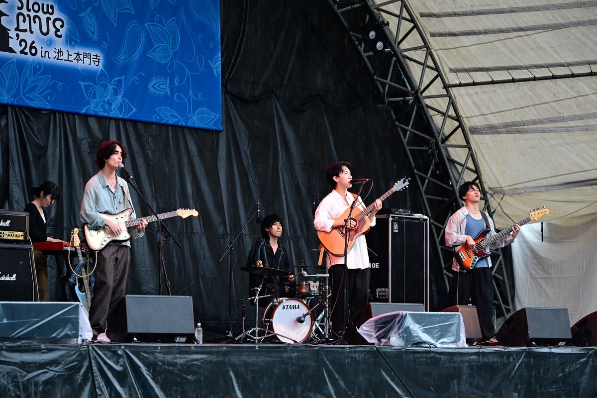 hotstuff_slow's tweet photo. 9/6(日)
オープニングアクト1組目
TiDE( @tide_official_ )さん
力強い歌声と演奏で雨で冷えていた会場を熱くしてくださいました!
#TiDE
#スローライブ
photo by
TEAM LIGHTSOME https://t.co/oioFwRjSq3