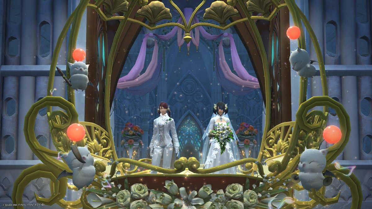 AnyaVirus's tweet photo. Got married in FFXIV https://t.co/diQbUJCnLi