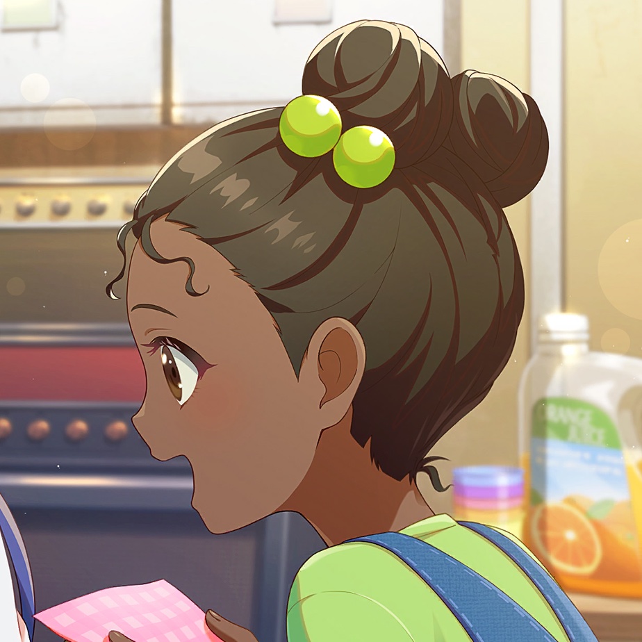 dearmafuyuz's tweet photo. stop calling her solely just a poc . also stop saying poc character 
just use the term black , everyone in prsk is poc because theyre not white 😭 black is not a dirty word !! https://t.co/7qwF6D0pUD