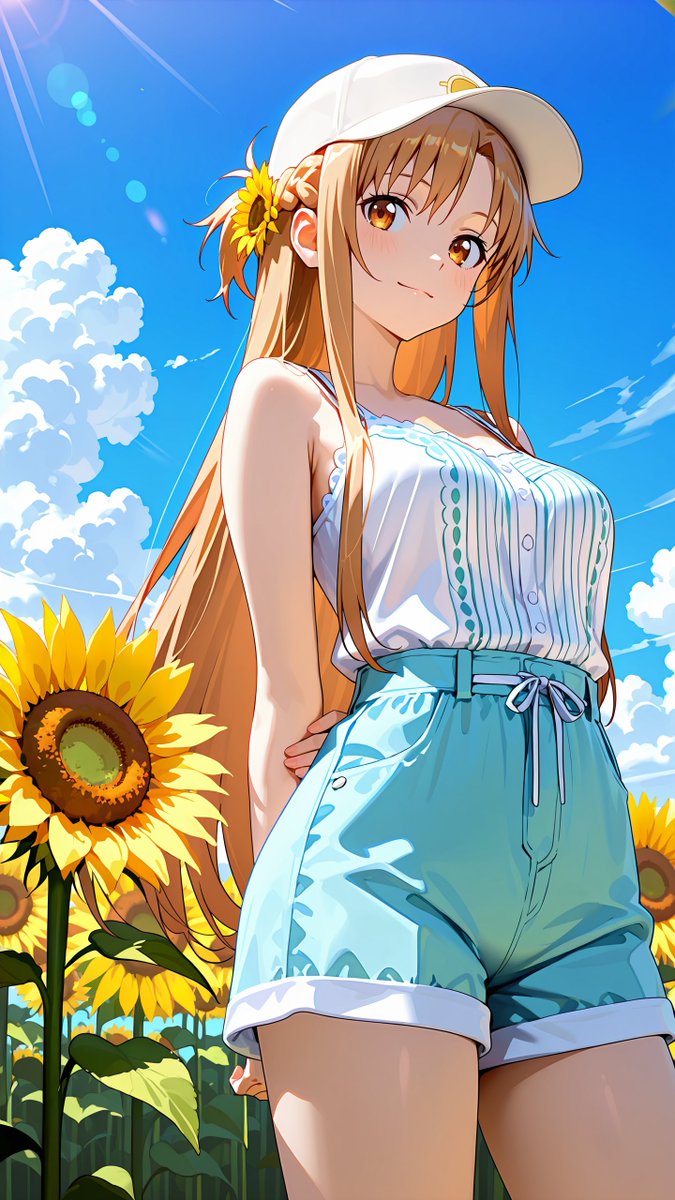 EdwardW71886's tweet photo. Asuna Yuuki in a flower garden 
#swordartonline #asuna https://t.co/6d8vFMonvi
