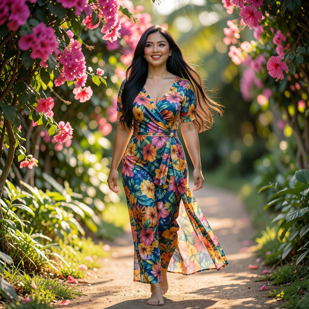 GeraldWhaltey's tweet photo. When the garden decides to match your dress. Coincidence? Absolutely not. https://t.co/2HwgkgQ26s