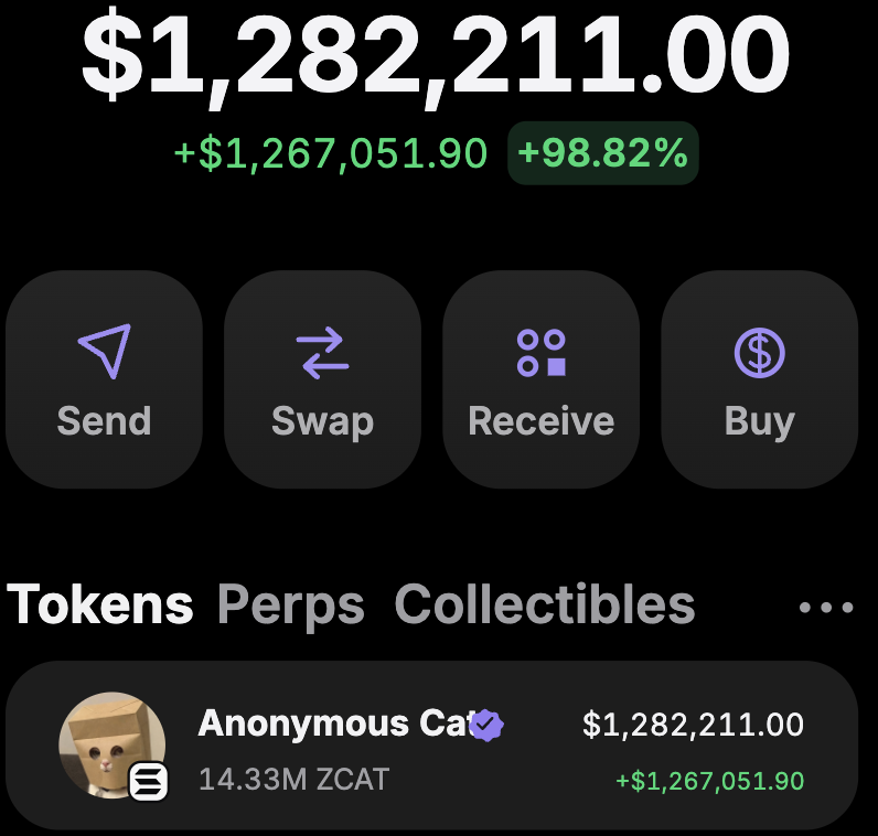 EdwardTWinz's tweet photo. Thanks $zcat

drop your sol Address :
and check your wallet tomorrow 🤝
1000🪂

follow like comment Rt 🚀 https://t.co/VZiJWQDLlO