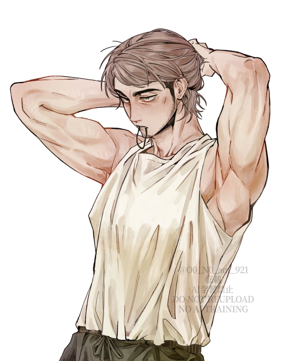 O0_N0_aot_921's tweet photo. 그저 머리를 묶을 뿐 https://t.co/xr1S4JyLa3