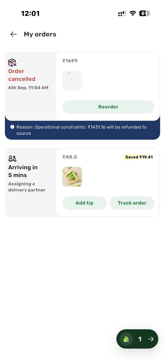 Raki0605's tweet photo. i have coupen of 125 off  on above 299 and a free cash of 150 i have applied it order an apple wired headphones so that it come a worth of 1450 with a reduced amount of 275 and order it but they have cancelled my order &amp; havent returned my free cash of 150 #scam @bigbasket_com https://t.co/syCVDrdyZX