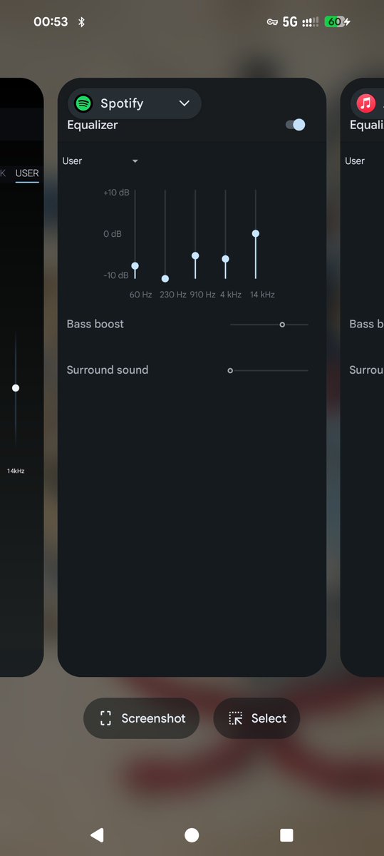 GooseandClover's tweet photo. @youtubemusic , @amazonmusic , @Spotify , @AppleMusic , @GooglePixel_US #8Pro , #BeatBlendLabs , i am experimenting with stacking in-app equalizers under the 10-band equalizer rendering filter which i designed during my 2025/2026 Crossover Week {when i learned that all music does https://t.co/2jbMjS0VHd