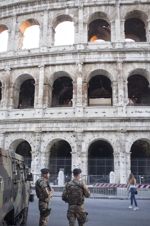 BasilTheGreat's tweet photo. 🚨NEWS: The City of Rome has had to designate the area around the Coliseum a 'RED ZONE' with 24 hour security due to the major ramp up in crime affecting tourism and locals

For 2000 years this wasn't required
We all know what went wrong https://t.co/K9PhaBKohu