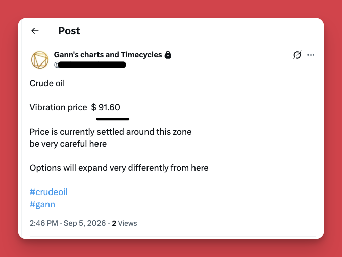 GannOptionChart's tweet photo. #crude

Vibrational Price is key 

generally from here short term trends start / finish 

#gann https://t.co/nmeQL9EoUy