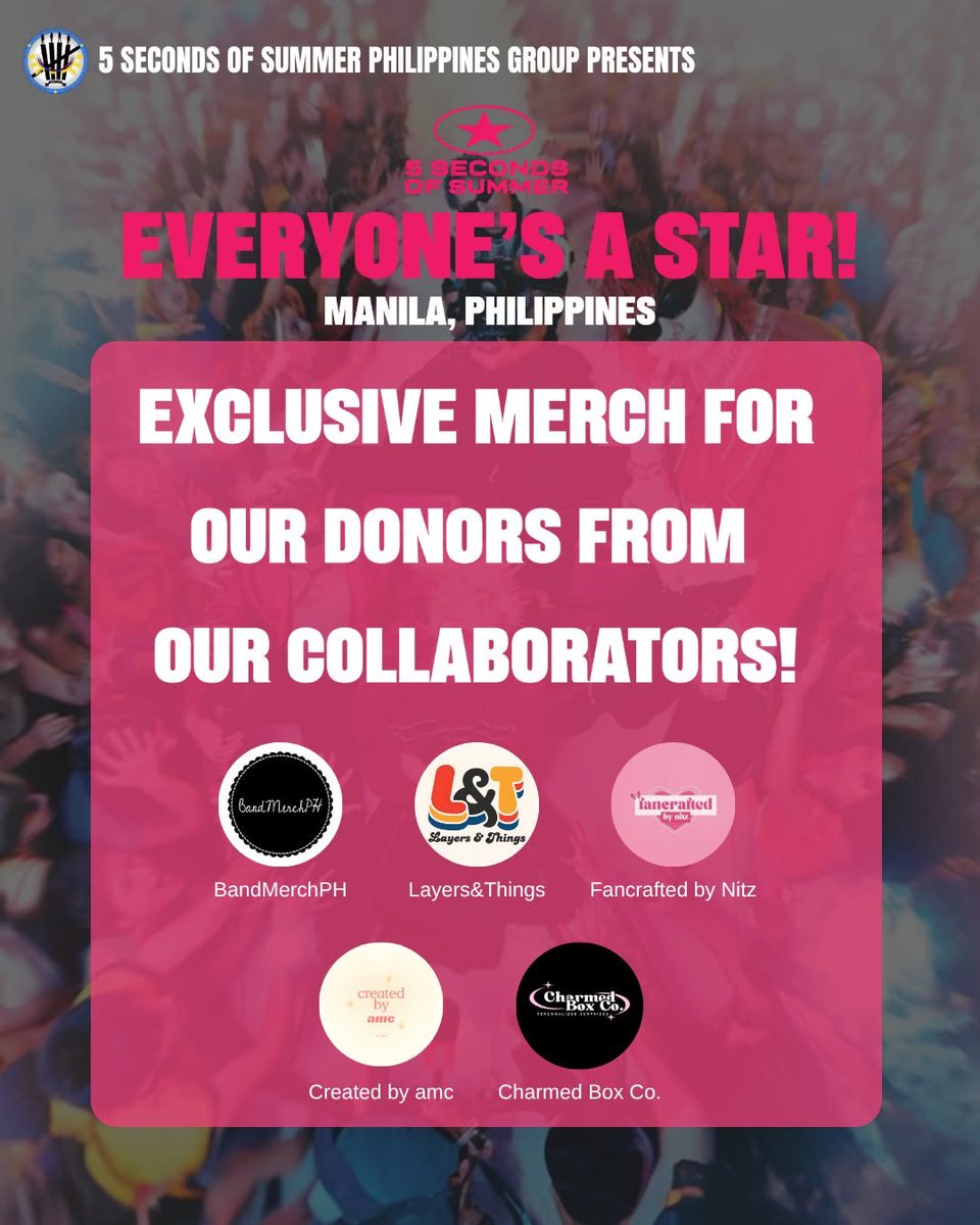 5SOSGROUP_PH's tweet photo. Hey, 5SOSFAM! 🌟

We’re excited to announce that we have exclusive freebies for our donors! A little thank-you for everyone who has supported 5SOS Everyone’s A Star! 

Every donation helps us bring this project to life, and we’re so grateful to have you with us. 🫶🏻

#5SOSPH https://t.co/kZ14N7wnMr