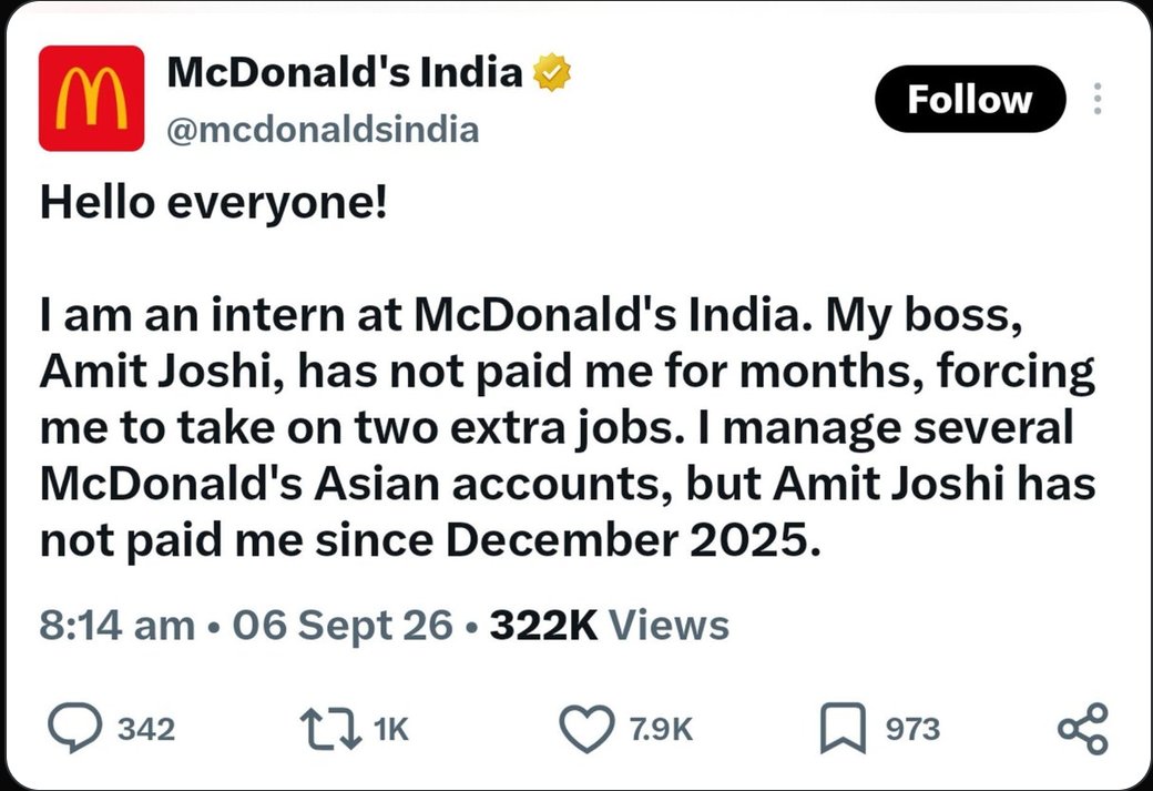 DearFutureRushi's tweet photo. Somewhere, an HR department is opening a ticket titled 'Re: viral tweet about you, Amit ' . https://t.co/TpxlnnKkHO