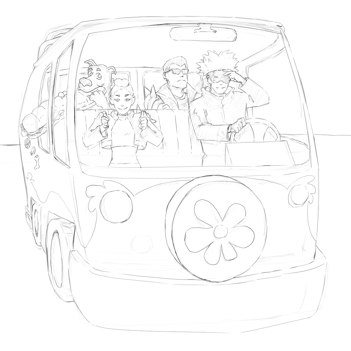 Unreal_Popcorn's tweet photo. short sketches I've done after some fortnite with the boys #fortniteart #Daffyduck #Rumi #Toph https://t.co/awDVpgTGGy