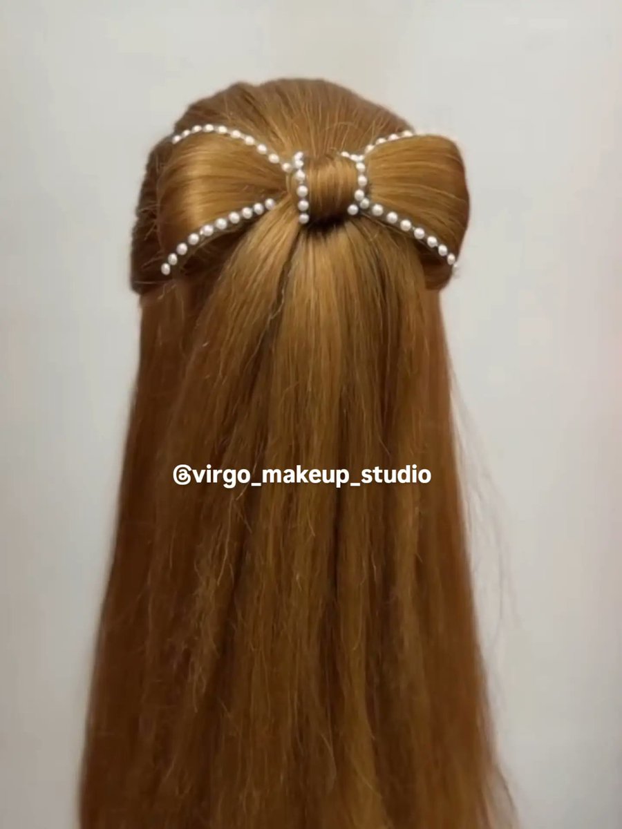 AlbertoKninjh's tweet photo. Soft girl era: unlocked

Pearl bow half-updo by @virgo_makeup_studio

Tutorial dropping soon. Save this for later. https://t.co/T3fHHpuHKQ