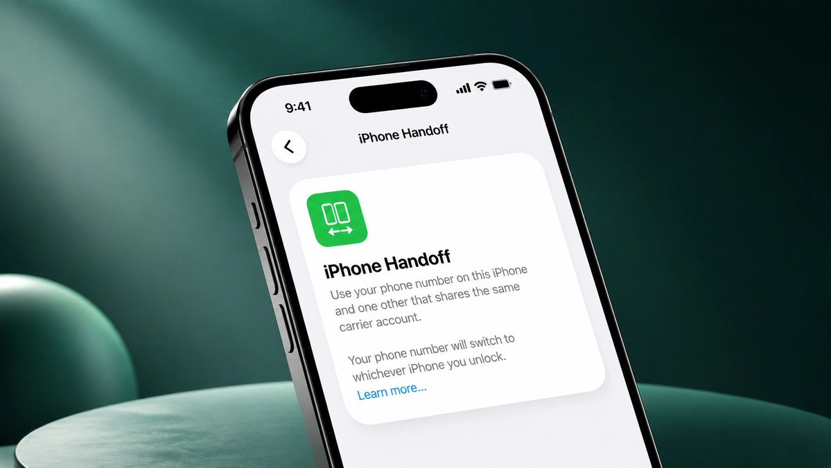auriotatech's tweet photo. Apple’s iOS 27 may make using two iPhones much easier.

The new iPhone Handoff feature could let one phone number move between two iPhones without swapping SIMs.

Full details 👇
https://t.co/9uJtwDa87g

#iphone #ios27 #जगत_उद्धारक_संतरामपालजी #PolicíaEcuador #tech https://t.co/eUk4KyRB38