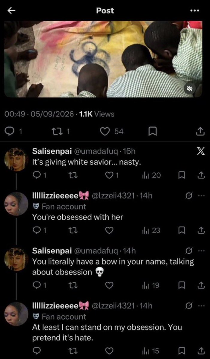 saysnotou's tweet photo. This is all of you bitches problem yall don’t like your fav as much as you hate Olandria yall claim not to be anti black , to know Olandria is evil when yall never show the proof where is the damn PROOF of her being evil, all of your favs are male centered but yall focus on her https://t.co/oQAcY6aWHU