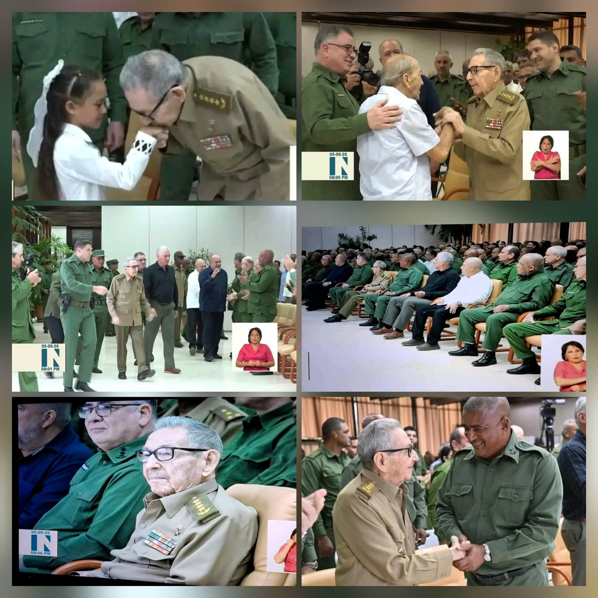 JHGcasanova's tweet photo. El General de Ejército Raúl Castro presidió este sábado junto al presidente Miguel Díaz Canel el acto por el por el "aniversario 65 de la integración de seguridad personal".
#LatirAvileño #SinPerderUnDía #LatiendoConFidel @AlfreMene37409 @DiazCanelB @DrRobertoMOjeda @PartidoPCC https://t.co/QgpuD2z2Ry