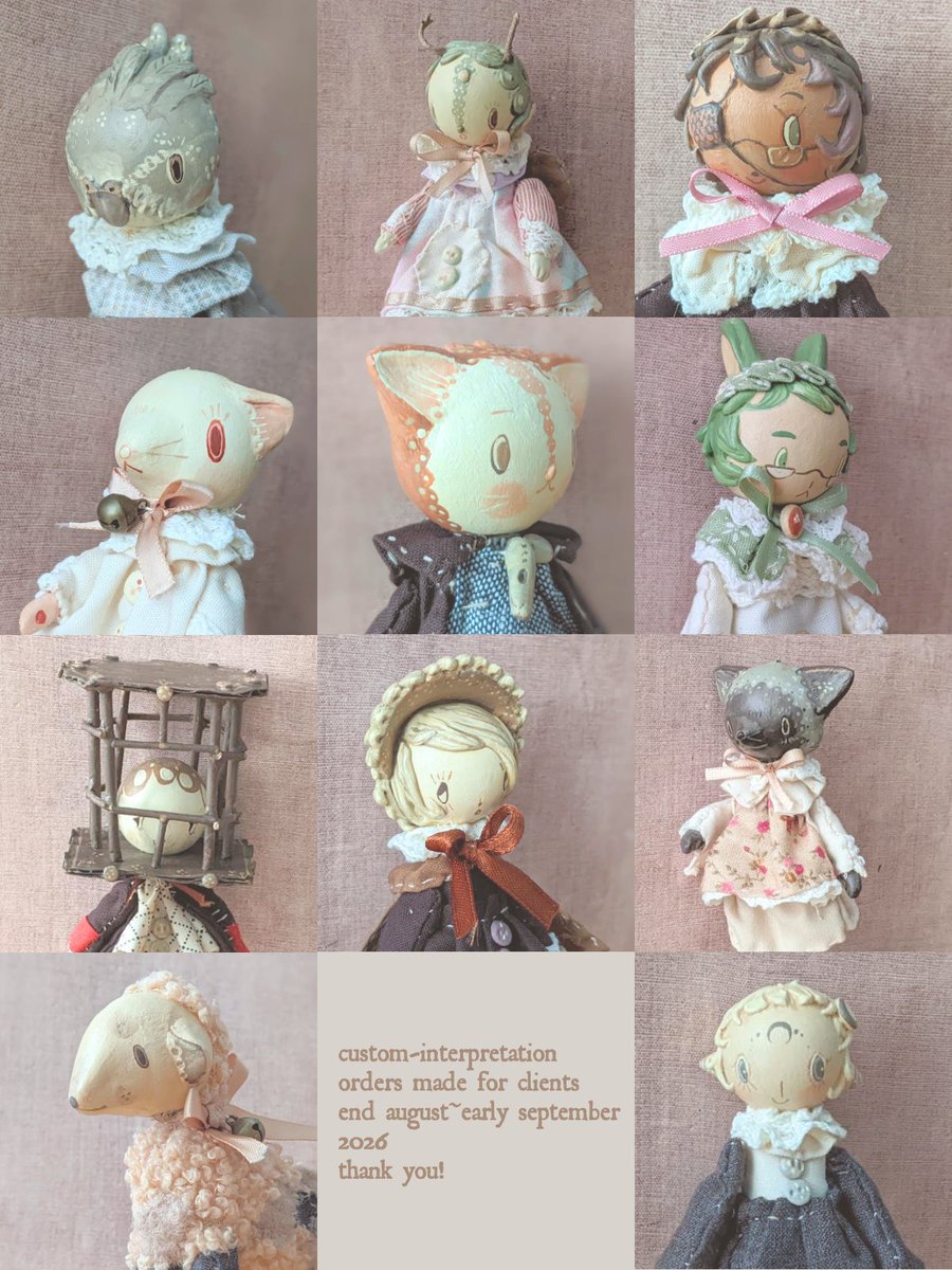 Wynfred1840's tweet photo. end august~early september 2026
custom doll-interpretation orders made for clients
thank you,
mailing tuesday. https://t.co/HRcMGVVdmL