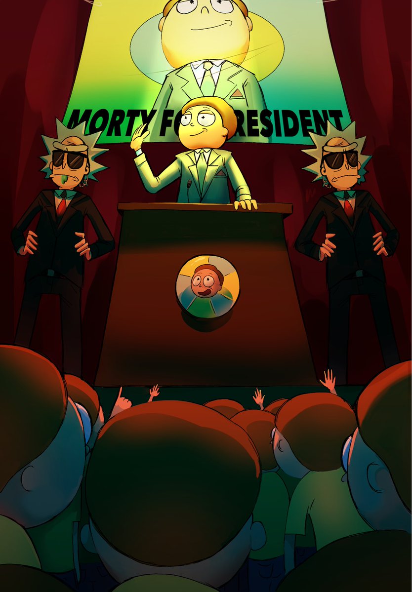 funkyalienguy's tweet photo. Morty for president — #rickandmortyfanart #rickandmorty #ricksanchez #mortysmith #evilmorty #presidentmorty https://t.co/yHilaZvlTT