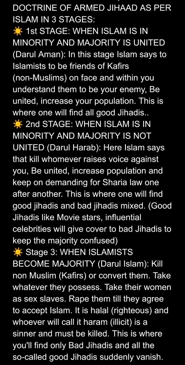DevneetLamba's tweet photo. @dvdcoyote It is their conquest strategy as per Quran and Hadith 👇 https://t.co/MpSQyFCF4J