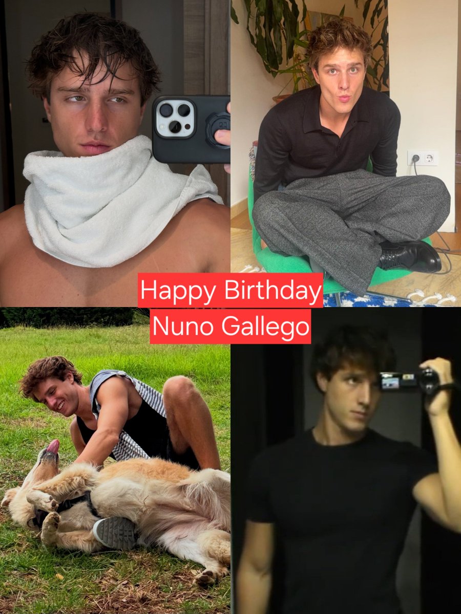 NunoGallegoFan's tweet photo. HOJE O DIA É DELE! 💖💖

Feliz aniversário Nuno Gallego! Feliz 25 anos! Que você continue brilhando na sua carreira, tenha muitas realizações pessoais e profissionais, é um prazer acompanhar seus projetos, entrevistas, campanhas, tudo. Sucesso sempre, TE AMO MUITO!!! 🥰 https://t.co/aXAhW05hWJ