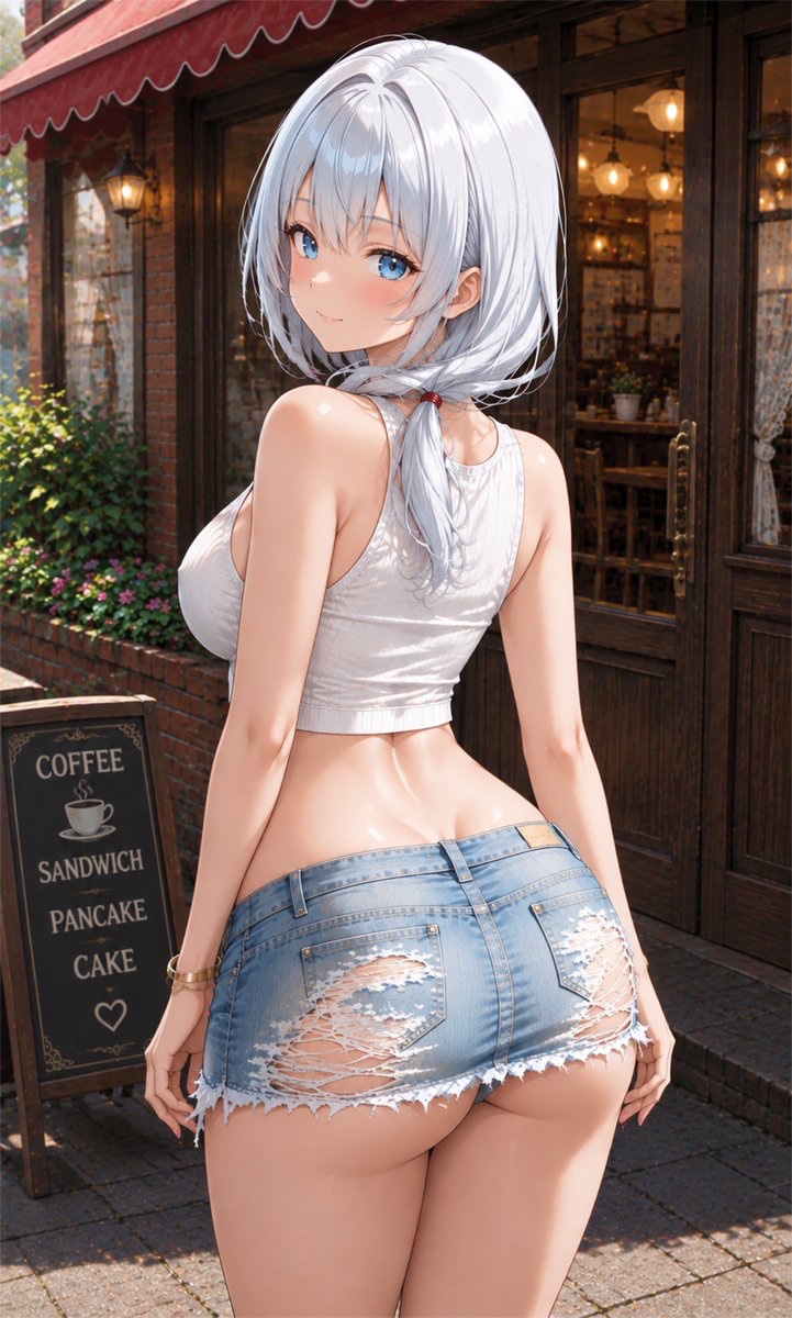 fuuta_momozono's tweet photo. 「こんにちは❤️この喫茶店でランチにしませんか？」
SFW illustration https://t.co/45mcgTDu9u