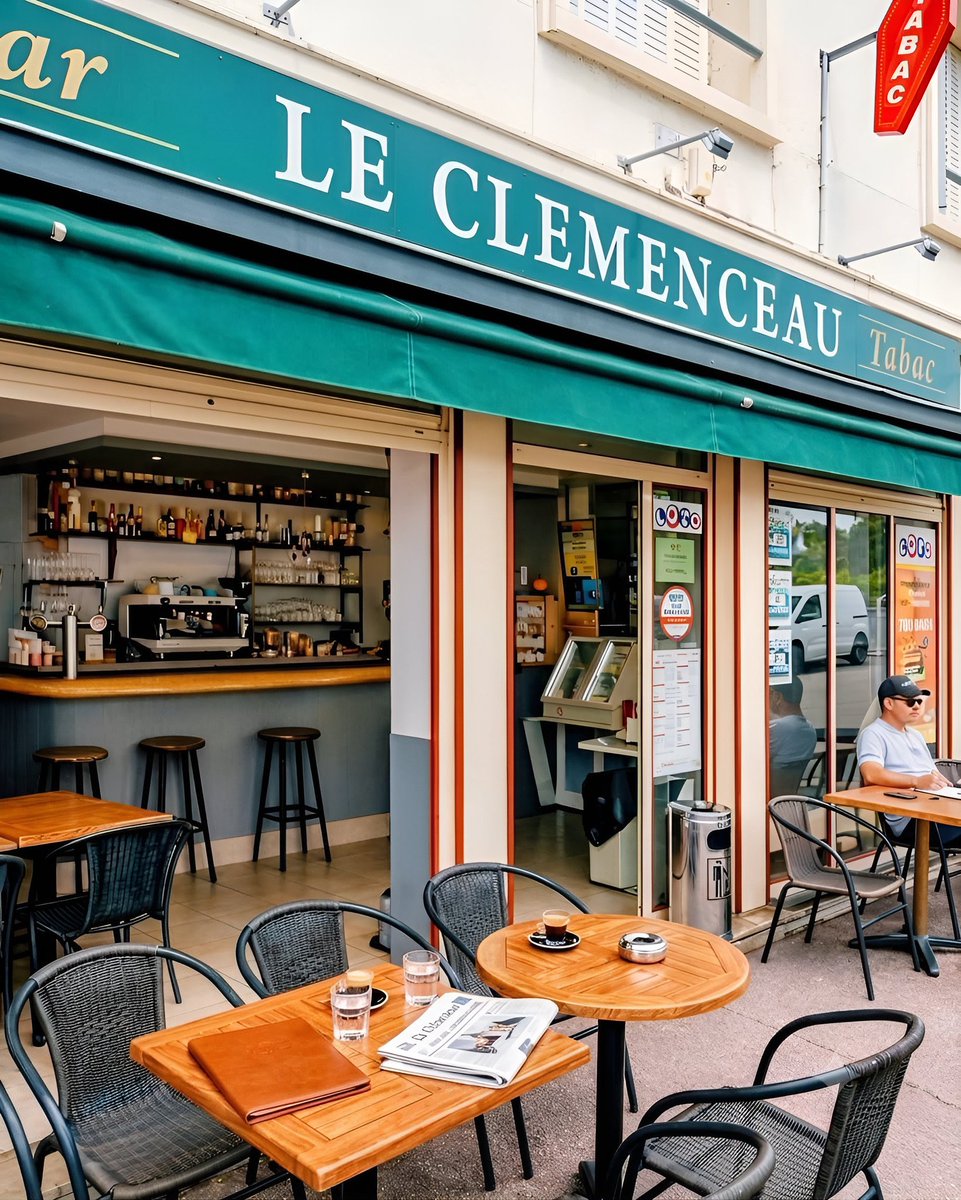 juninhoovpp's tweet photo. Encore une terrasse très sympa au Clémenceau, bar-tabac convivial à deux pas de la Seine et du centre-ville. Un lieu où les habitués aiment discuter autour d’un café ou d’un verre. https://t.co/oFXqHNOHRp