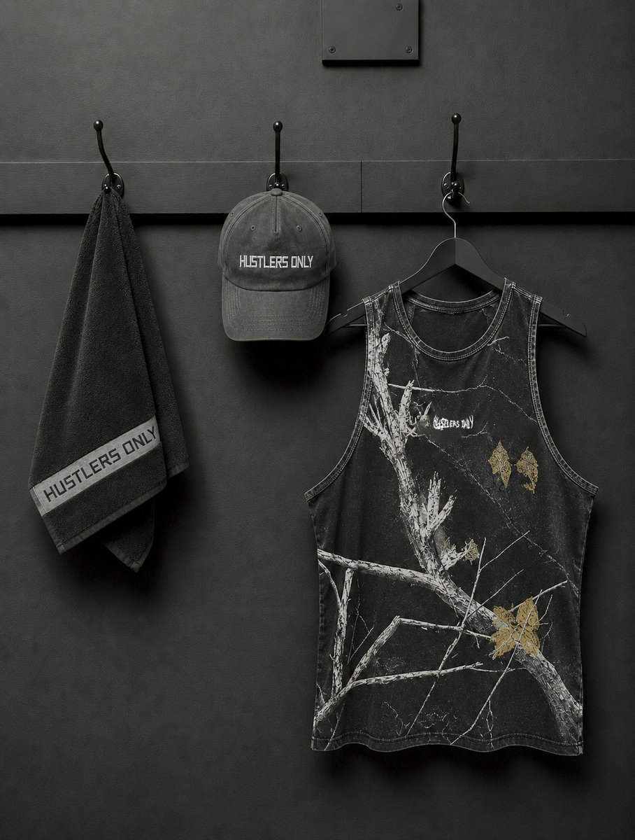 GeorgineMeis's tweet photo. Every rep tells a story. Make yours unforgettable. The Hustlers Only Camo Tank delivers lightweight, breathable comfort and freedom to move—from intense training sessions to everyday wear. Built for performance. https://t.co/QHXjuBrNd1