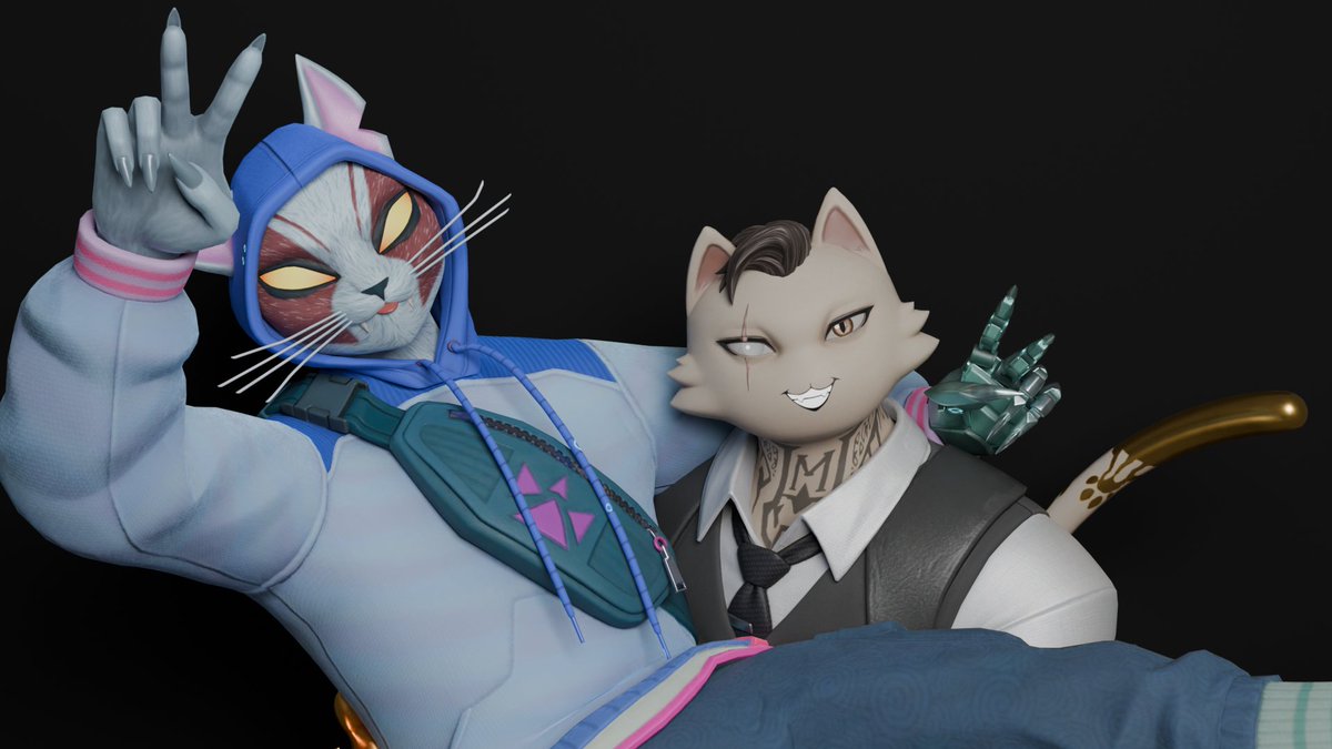 NoirMoonly's tweet photo. #10 and #26 ain't bad for them! 😸 #nyanja #meowdas #fortnite #nyaowdas https://t.co/DT0OepPrUG
