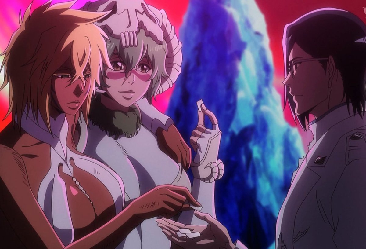 AnimetrendsLA's tweet photo. Ishida Uryuu ofreciendo drogas y llevando a dos chicas inocentes a la adiccion 😭 https://t.co/abMtVqS8uh