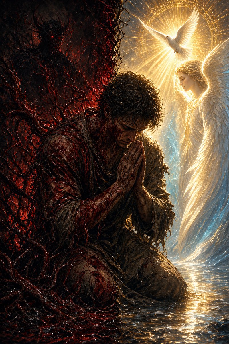 DuckTeeth1019's tweet photo. Sinner
Betrayal at its truest
Painful rotten dirty
Forgiveness and mercy
Prayer brings forth redemption
Saint https://t.co/H1dA6PKXsg