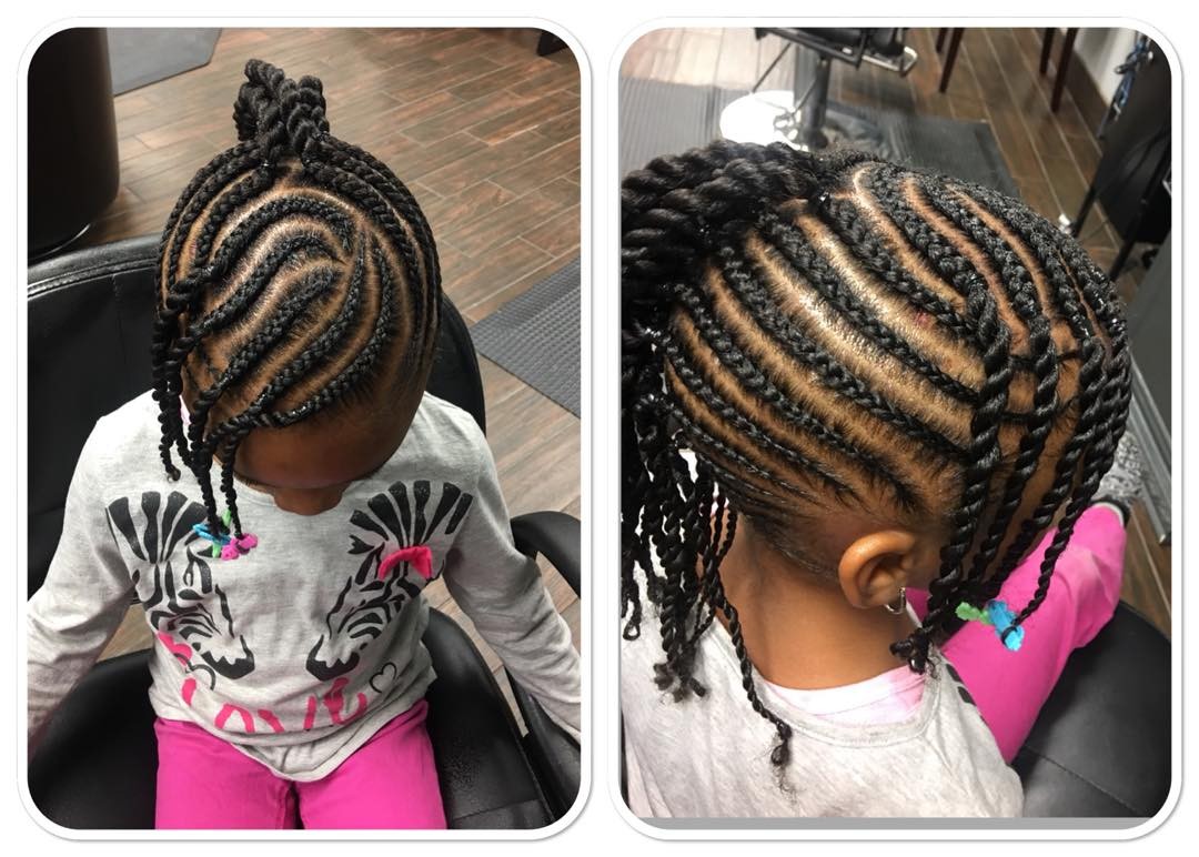 MarnaKrista4's tweet photo. Lil Miss Morgan rocking a beautiful braid style at Envy Hair Salon &amp; Spa. Braids for all ages. @justdrea_nicole https://t.co/9cd5EPxHWW