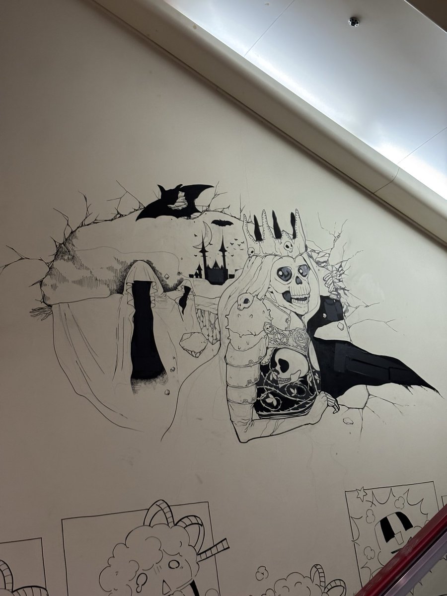 _2_2_'s tweet photo. ちいかわ2周目からのムービルでアート見学
閉館まで1ヶ月切って更にイラスト増えてた！ https://t.co/YyGxA6rcPl