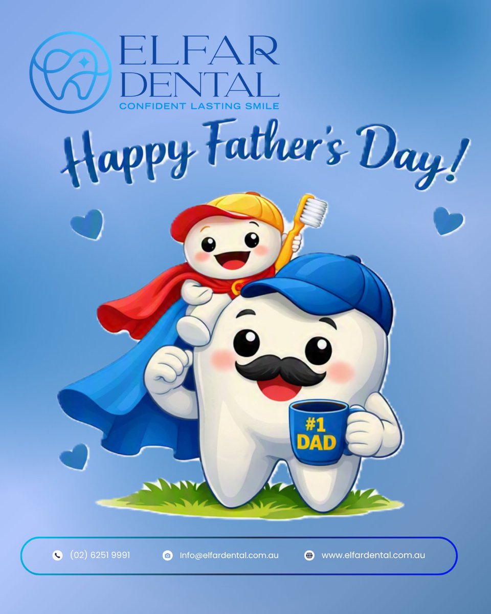 ElfarDental's tweet photo. 💙 Happy Father's Day! 💙

Today we celebrate all the wonderful dads, grandads, and father figures who guide, support, and inspire us.

Thank you for the love, laughter, and terrible dad jokes! 😂

Happy Father's Day from all of us at Elfar Dental! 🦷

https://t.co/2fcrCvmgp5 https://t.co/xeltFHU7G5