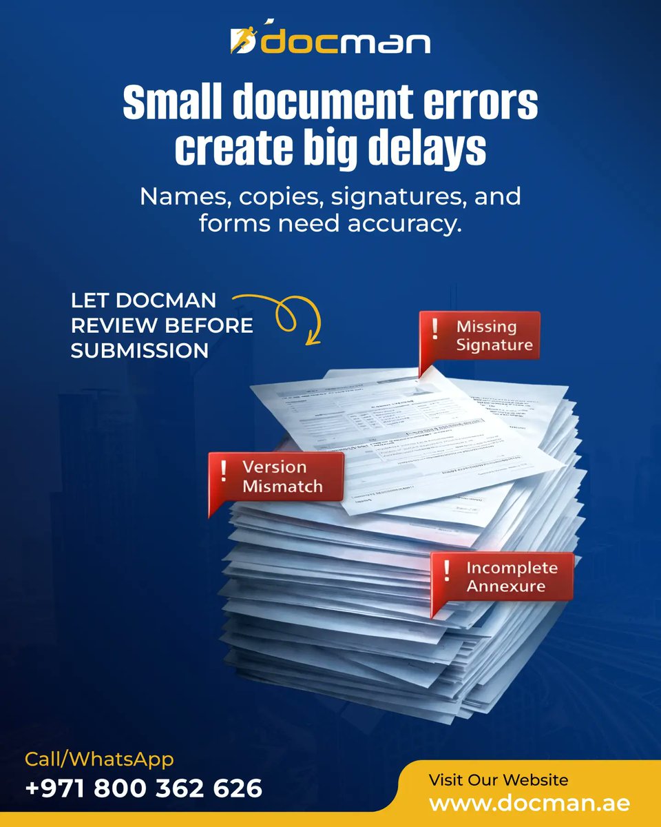 teESTOYsiguiend's tweet photo. A small paperwork mistake can delay the entire process. Get it checked before submission. https://t.co/BIxWXH0OV3