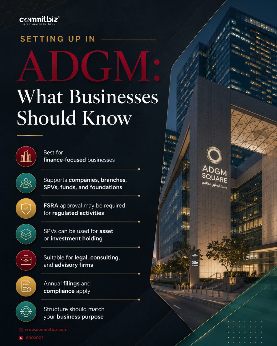 xxrabell's tweet photo. ADGM offers a recognised platform for regional growth, asset holding, advisory services, and regulated financial activities. Choose the right structure from the start. Need help setting up in ADGM? Speak to our experts. https://t.co/JBBB6GiG7x