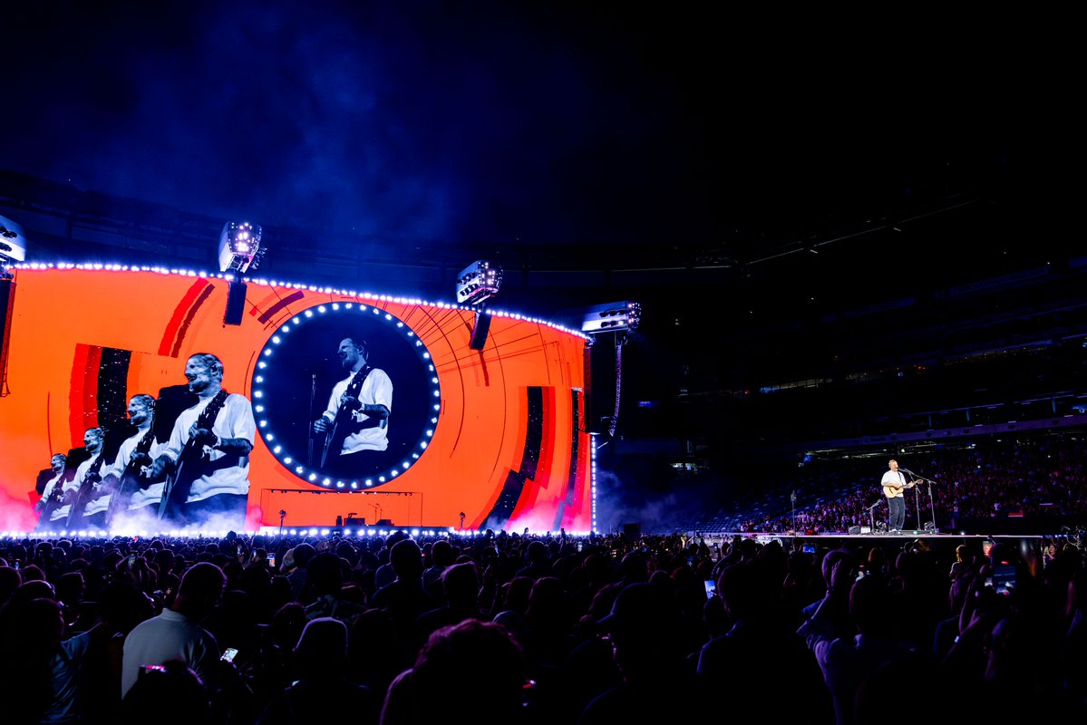 MetLifeStadium's tweet photo. This is one LOOP we never want to get out of! 🔁🎶 Thanks for two unforgettable nights @edsheeran 🩷

📸: Matt Swensen https://t.co/TP8IJlBk5I