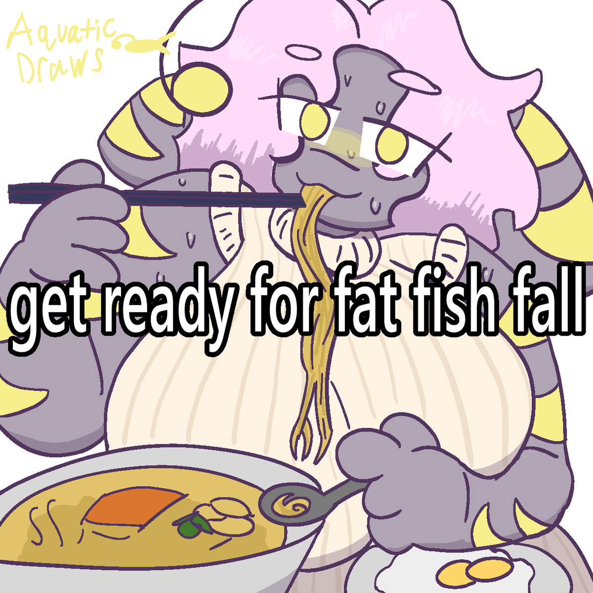 AquaticDraws's tweet photo. Fat Fih Fall https://t.co/UtrHUYm6mf