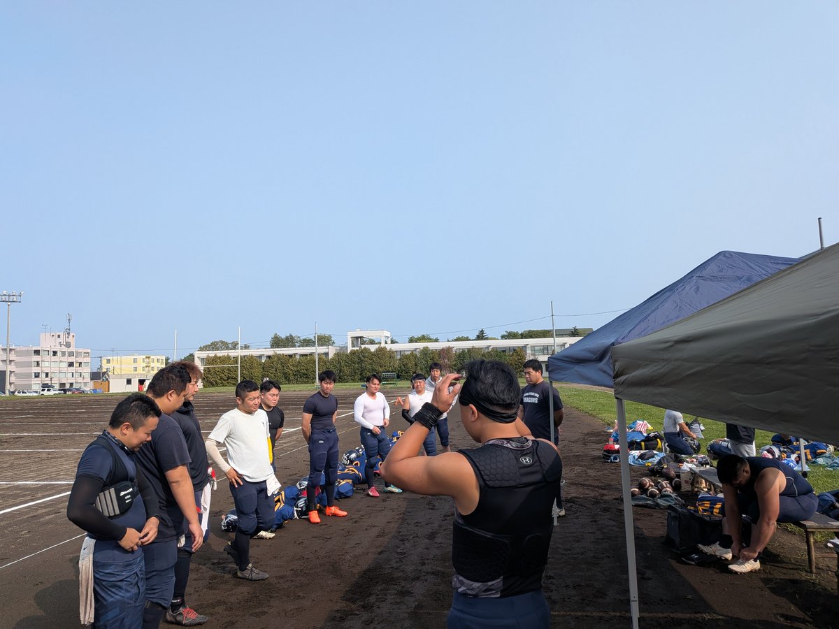 KRMSEagles's tweet photo. 本日より北海道社会人アメリカンフットボールのノースランドリーグ2026が開幕しました。試合は0-33と快勝発進！
本日は応援ありがとうございました。次回は10月4日となります。
応援よろしくお願いします🏈
#アメフト
#アメリカンフットボール
#北海道アメフト
#社会人アメフト
#クルムスイーグルス https://t.co/0bJu5M5Ydc