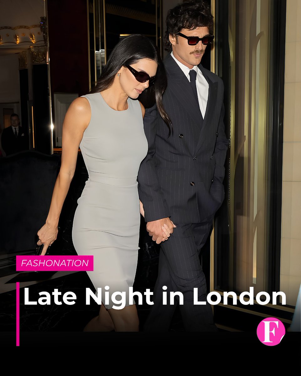 fullswadmayhem's tweet photo. Following the London premiere of The Dog Stars, Jacob Elordi and Kendall Jenner reportedly continued the night with dinner at China Tang before heading to Soho House, where they stayed until nearly 1AM. https://t.co/oBNsubM78Y