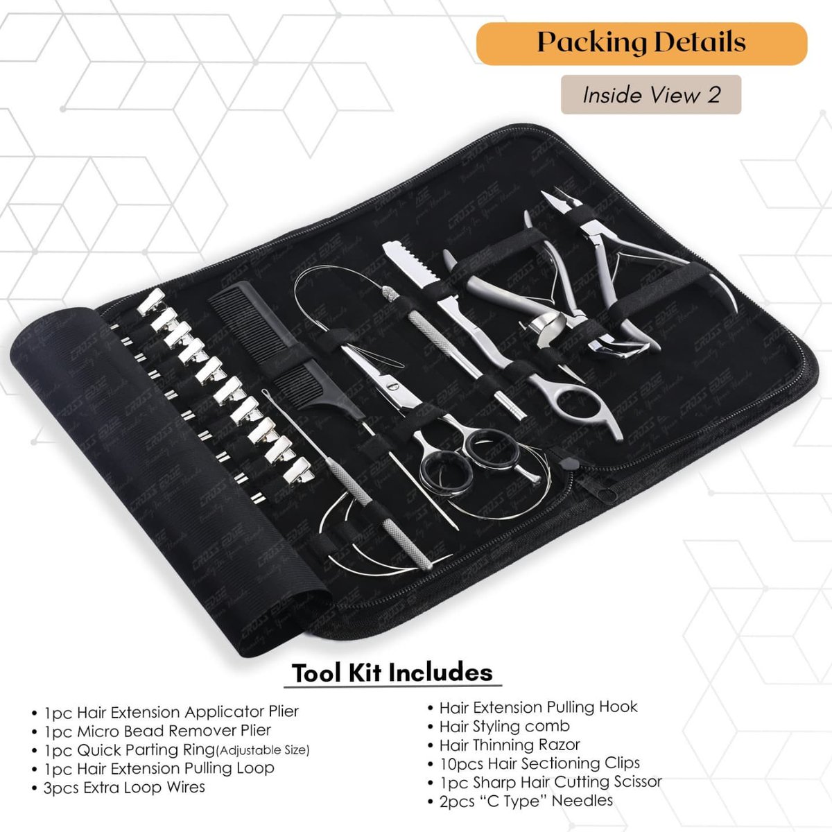 CorneliusZckol's tweet photo. Micro bead stainless steel hair extensions tools kit. DM for details and catalog. https://t.co/fuWPVuseXi