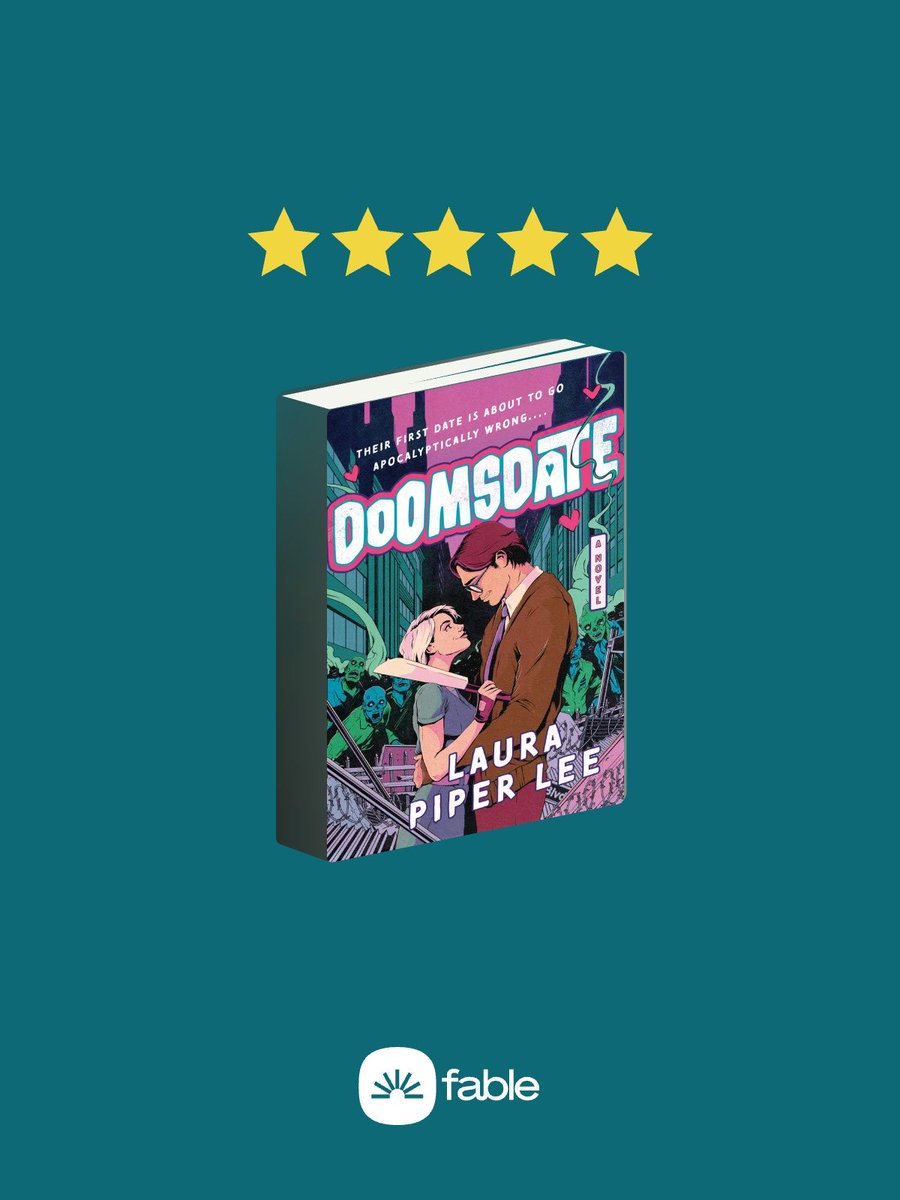 JaMonkey's tweet photo. Thank you @PRHAudio for the ALC. No one writes a rom-com like Laura Piper Lee. Doomsdate is a hilarious story of a nerdy film professor and a survivalist who start their first date on the brink of a zombie apocalypse. She does a lot of saving while he does a lot of teaching 😏. https://t.co/A63KkcQeIR