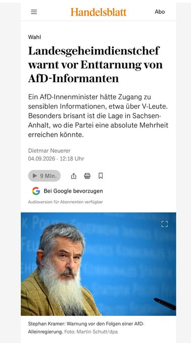 MrsMuckboots's tweet photo. Moment. 😏 Der Verfassungsschutz hat Informanten in der AfD – und warnt jetzt davor, dass die AfD erfahren könnte, wer seine Informanten in der AfD sind?
Demokratie 2026 hat inzwischen mehr Staffeln als Homeland. 🤡 https://t.co/0j7BIXRZsZ